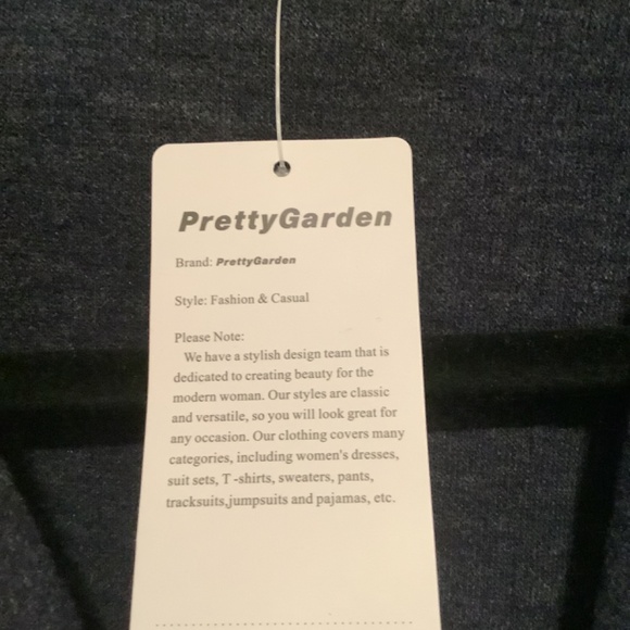 “NEW” Pretty Garden Navy coat size X-Large - Picture 3 of 4